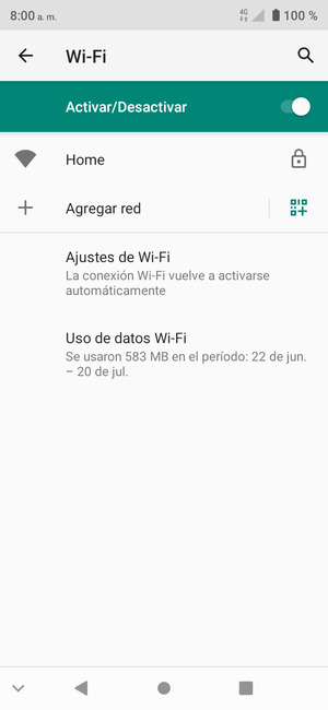 Seleccione la red inalámbrica a la que desea conectarse