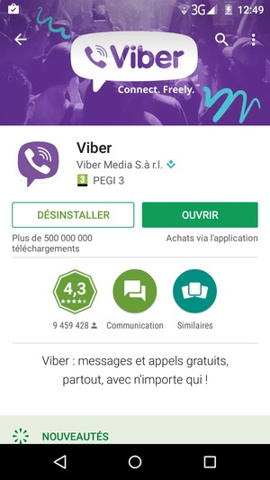 Sélectionnez OUVRIR