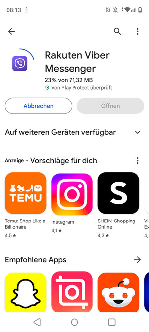 Warten Sie, bis der Installationsprozess  beendet ist