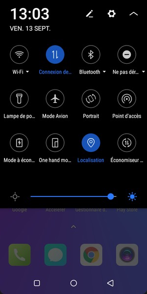 Désactiver le Localisation