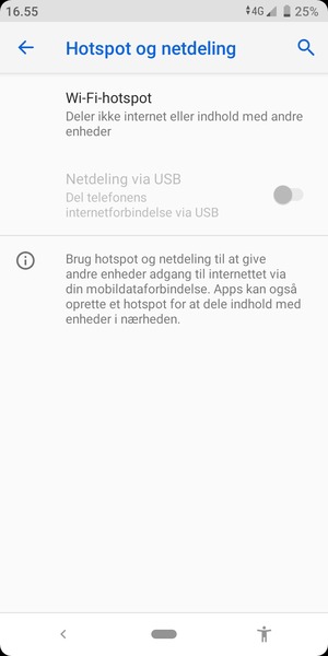 Vælg Wi-Fi-hotspot