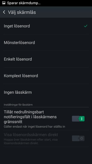 Välj Mönsterlösenord