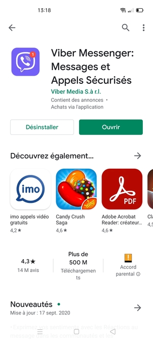 Sélectionnez Ouvrir
