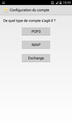 Sélectionnez Exchange