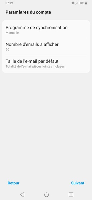 Sélectionnez Suivant