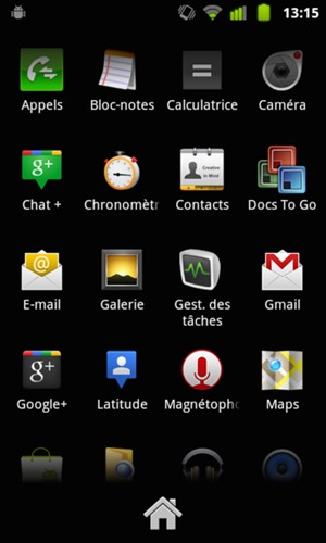 Faites défiler et sélectionnez Email
