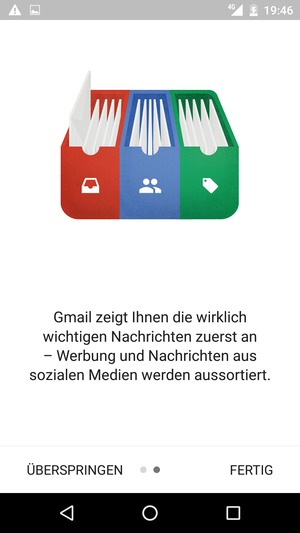 Wählen Sie FERTIG