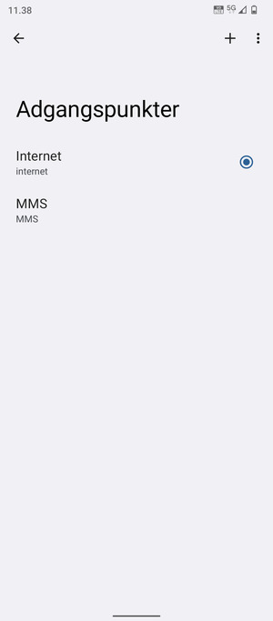Vælg Menu-knappen