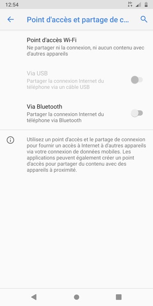 Sélectionnez Point d'accès Wi-Fi