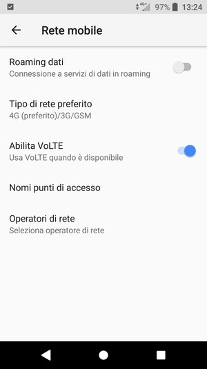 Seleziona Nomi punti di accesso