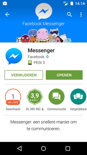 Selecteer OPENEN