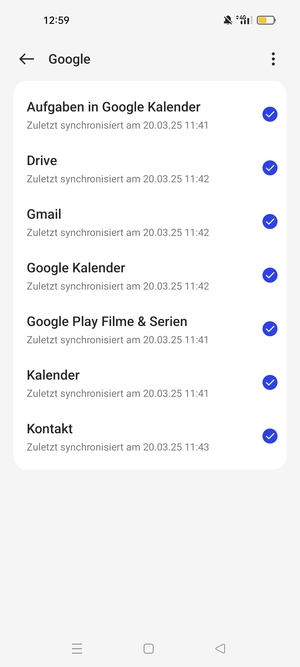 Wählen Sie die Menü-Taste