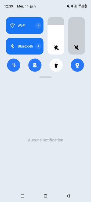 Déroulez à nouveau le menu du haut