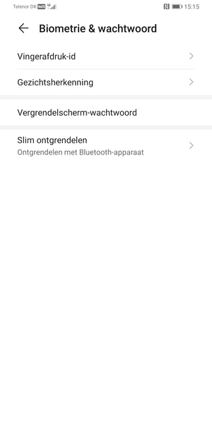 Selecteer Vergrendelscherm-wachtwoord