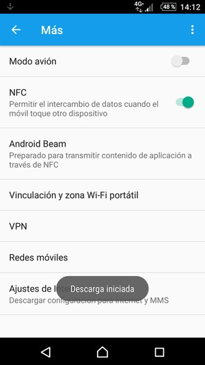 Espere a que finalice la descarga