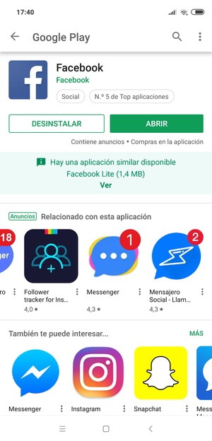 Seleccione ABRIR