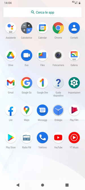 Seleziona Impostazioni