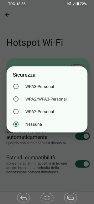 Seleziona la tua opzione preferita