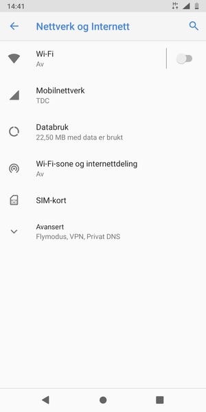 Velg Mobilnettverk
