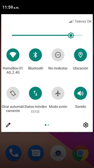 Desactive Wi-Fi y Bluetooth