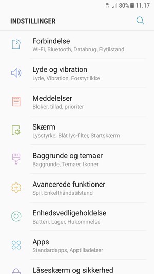 Vælg Forbindelse