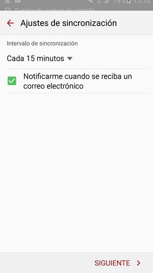 Seleccione SIGUIENTE