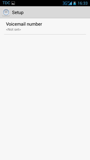 Select Voicemail number