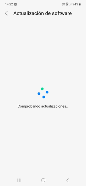 Espere a que la búsqueda termine