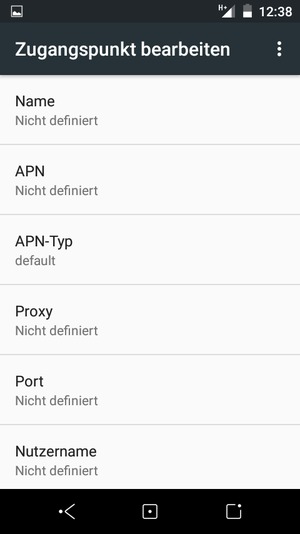 Geben Sie MMS-Informationen ein