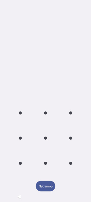 Telefonen din er nå sikret med en skjermlås