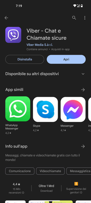 Seleziona Apri