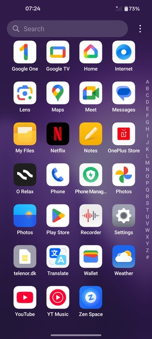 Scroll to and select Settings