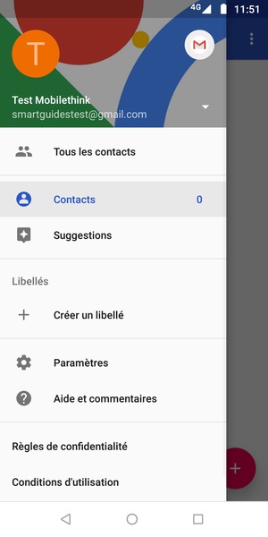 Sélectionnez Paramètres