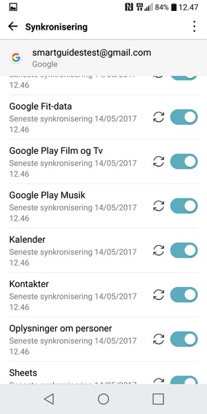 Dine kontakter fra Google vil nu blive synkroniseret til din telefon