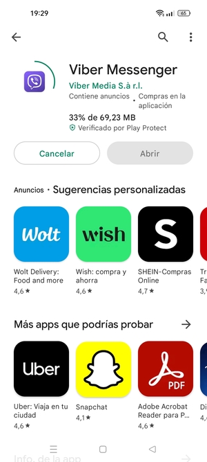Espere a que el proceso de instalación finalice