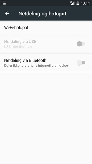 Vælg Wi-Fi-hotspot
