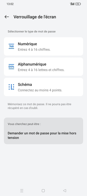 Sélectionnez Schéma