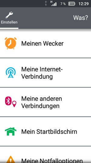 Wählen Sie Meine Internet Verbindug