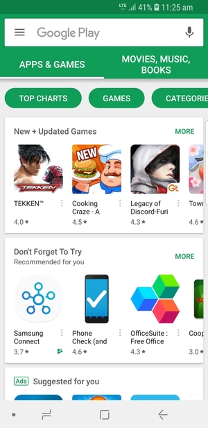 Select the Search bar