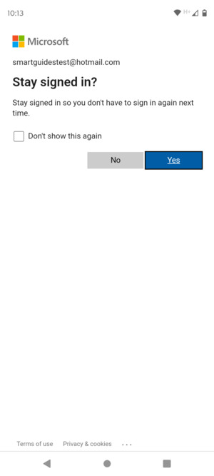 Select your preferred option