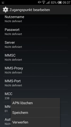 Wählen Sie Speichern
