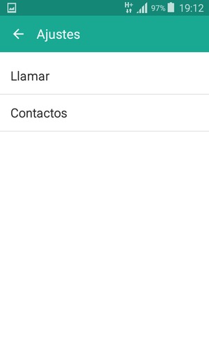 Seleccione Contactos