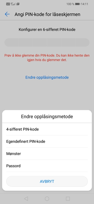 Velg Mønster