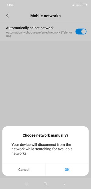 Select OK