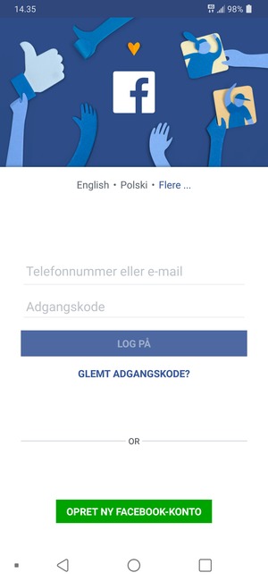 Din app er klar til brug