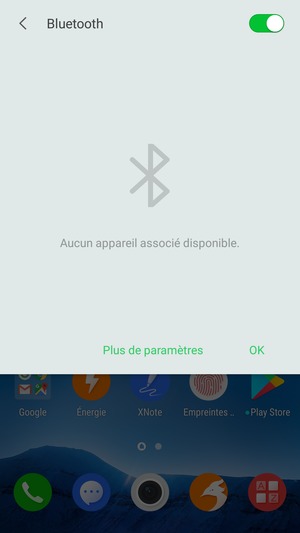 Désactiver le Bluetooth