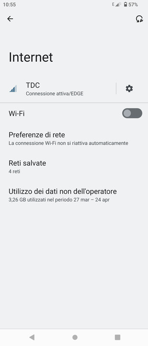 Attiva Wi-Fi