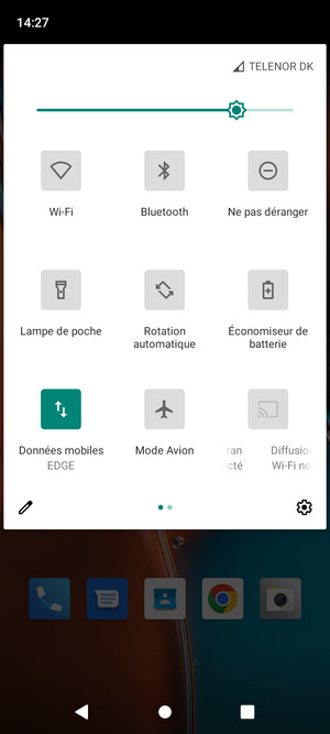 Régler la luminosité au niveau souhaité