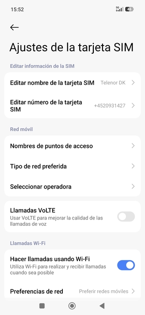 Seleccione Seleccionar operadora