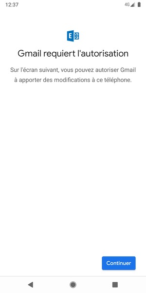 Sélectionnez Continuer